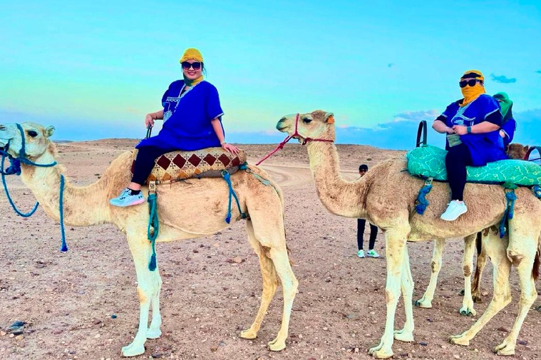 Marrakech: Agafay Desert Quad, Camel Ride & Dinner Fire Show