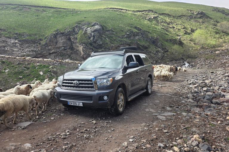 3-Day Kazbegi, Juta & Truso Tour by Premium Toyota Sequoia
