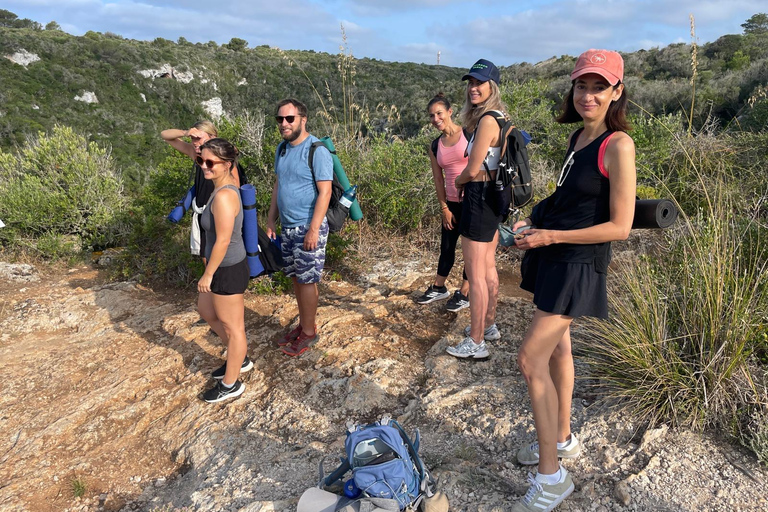 Guided Hiking and Yoga Experience in Menorca