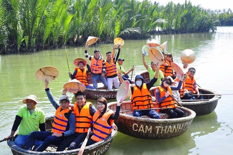 Da Nang: Cam Thanh Coconut Village and Hoi An by Night Tour Private Car from Da Nang to Hoi An - 2 way