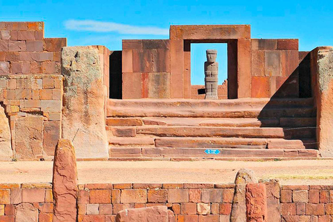 La Paz: Rondleiding door de ruïnes en het museum van Tiwanaku met lunch