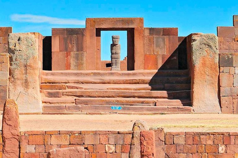 La Paz: Rondleiding door de ruïnes en het museum van Tiwanaku met lunch