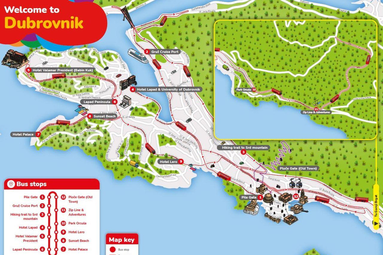 City Sightseeing Dubrovnik Hop-On Hop-Off Bus Tour