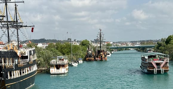 Antalya & Side: Manavgat River Cruise, Waterfall & Bazaar