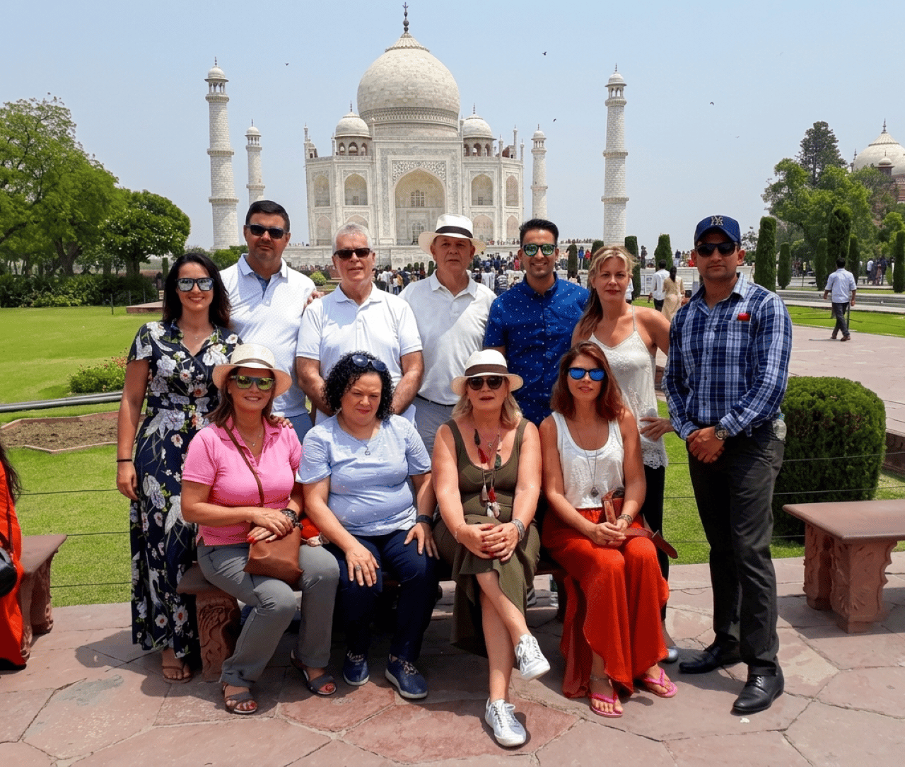 Ab Hyderabad: Tagestour zum Taj Mahal mit Flug