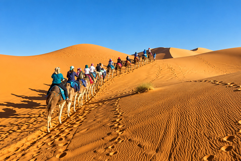 Fes to Marrakech: 4-Day Sahara Desert Tour & Camel Trek Private Sahara: 4-Day Luxury Tour & Guided 4x4 Adventure