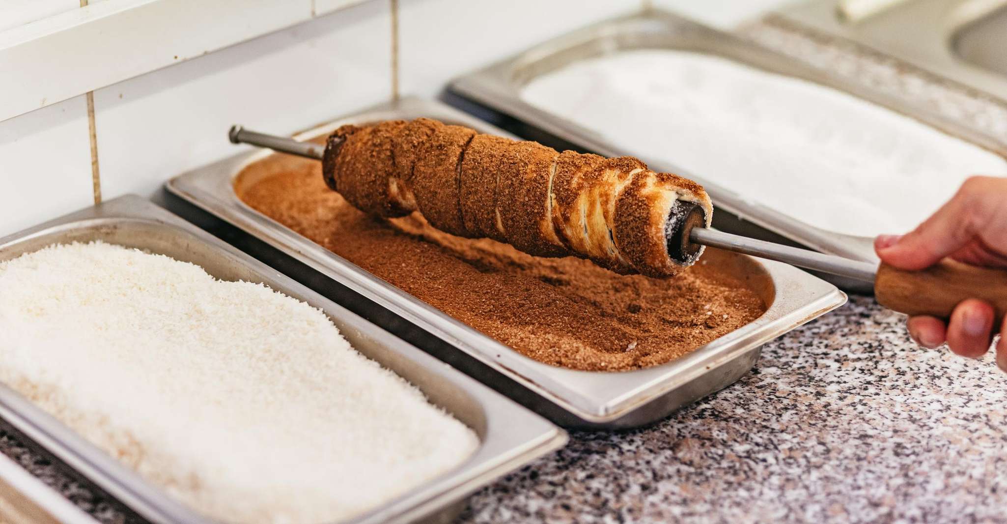 Budapest: Hungarian Chimney Cake Workshop in the City Center photo 11