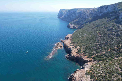 De Denia: Passeio de barco à caverna de Tallada com banho opcionalPasseio de Barco com Natação