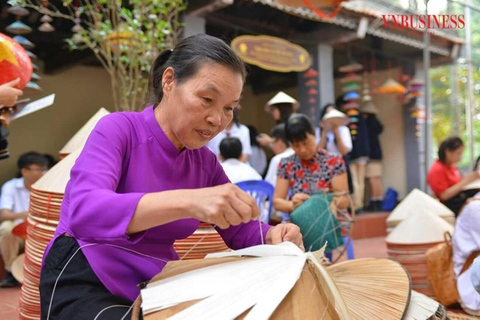 Vanuit Ha Noi: Conische hoed en wierook producerende dorpen tourHele dag: Wierook, Hoeden Maken &amp; Lak Kunst Tour in kleine groep