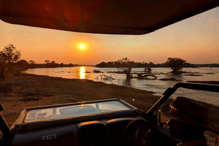 Victoria Watervallen: Droge Safari Game drive in Nationaal Park