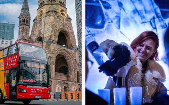 City Sightseeing Berlin: HOHO Bus - Alle Linien (A+B) & Icebar
