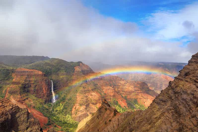 Kauai: Waimea Canyon, Jurassic Falls e altro tour in elicottero  GetYourGuide