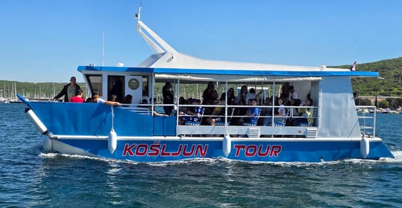 Krk: Bootstour zur Insel Košljun mit Klosterbesuch