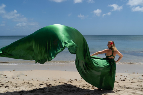 Fotografering i spektakulära klänningar på de vackraste stränderna 972