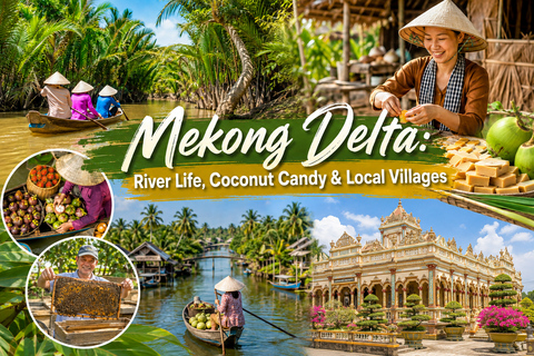 Mekong Delta: River Life, Coconut Candy & Local Villages Small Group Tour - Max 12 People