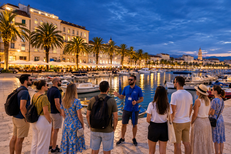 150-Min Split: Diocletian’s Palace, Markets & Fisherman Port Diocletian’s Palace, Markets & Fisherman Port GROUP TOUR