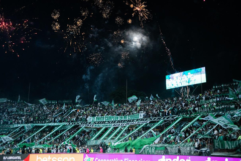 Medellin: Ticket Only for Atl Nacional or In. Medellín Games Access to West Stand (Tribuna Occidental)