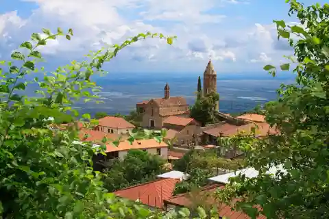Kakheti : visite d'une jounée à Bodbe, Sighnaghi et Telavi