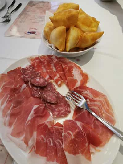 Parmigiano, jamón de Parma y balsámico