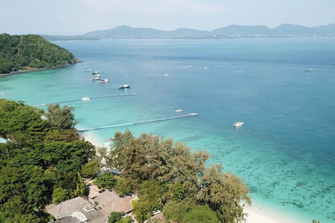 Phuket : croisière privée en hors-bord sur l'île de corailPhuket: location de hors-bord privé sur l'île de corail avec guide