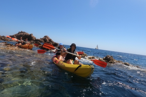 Costa Brava : excursion en kayak et plongée en apnée avec déjeuner et bière