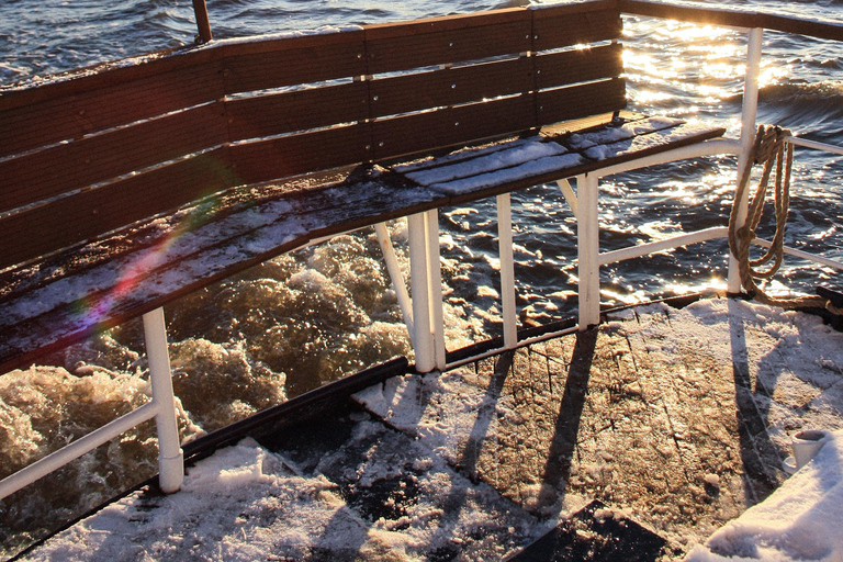 Helsinki: 3 hour Ice Floating & Sauna Cruise