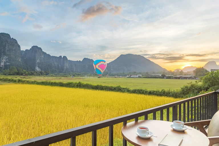 From Vientiane: Vang Vieng Day Trip, Nam Xay & Lagoon Vang Vieng Day Trip, Nam Xay & Balloon (Private)