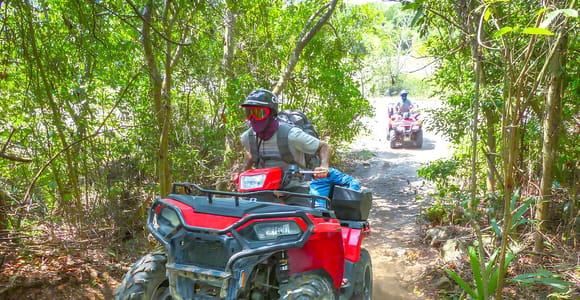 ATV 4×4+Cenote+Snorkel+Beach Club+Lunch+Sabores de Cozumel