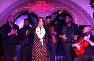 Barcelona: Tablao Flamenco Cordobes mit Essen und Trinken