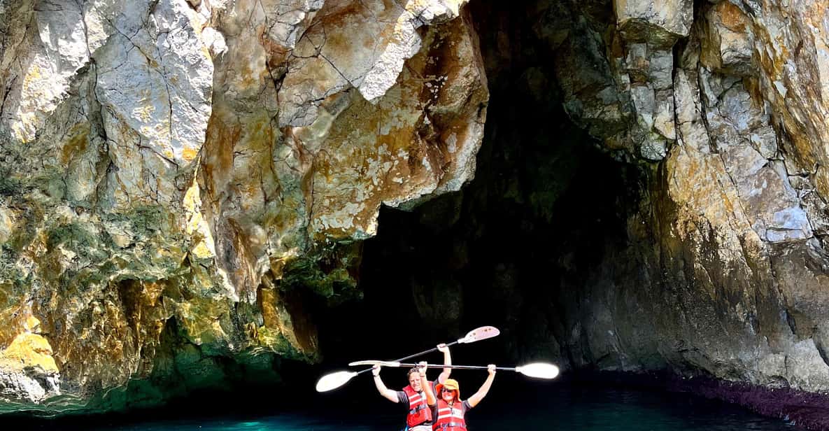 Afbeelding 3 van Cala Granadella: Cala en Caló Zeegrot Snorkel & Kajak Tour