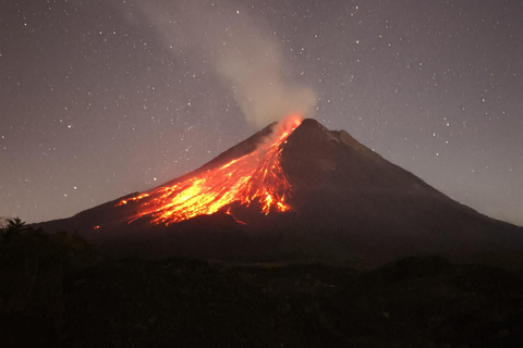Yogyakarta Merapi Secret Coffee Tour. Active Volcano Views Midnight Merapi volcano Lava View