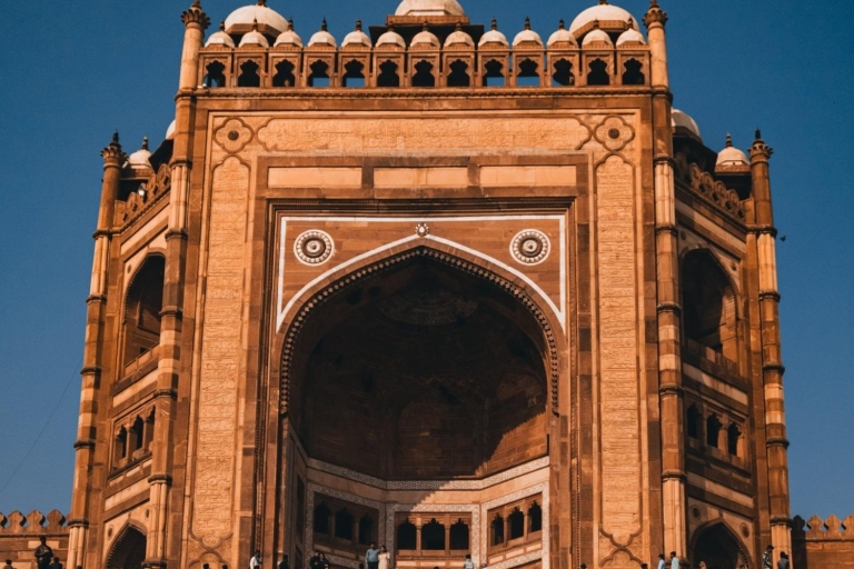 Au départ de Delhi : excursion d'une journée en train express au Taj Mahal et au fort d'AgraOnly Guide + Skip the Lines Entry