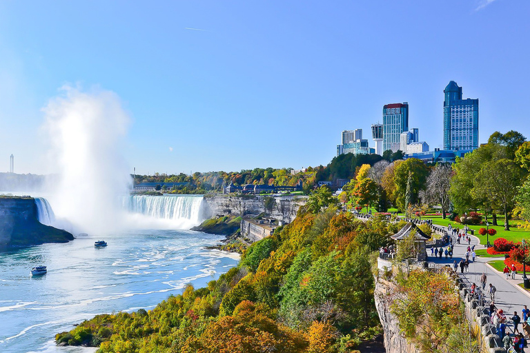 From New York City: Niagara Falls Full-Day Bus Tour Niagara Falls Group Tour with Maid of the Mist Boat Cruise