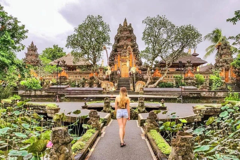 Ubud: Temple, Jungle Swing, Spa, and Day Club Tour