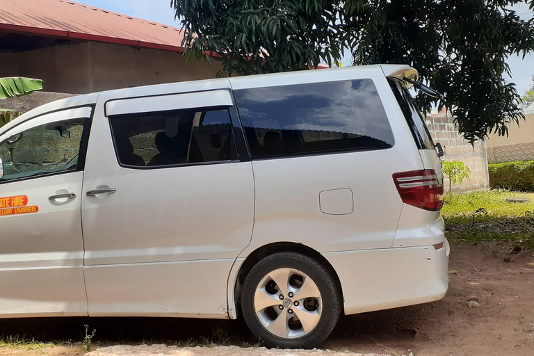 Servicio de taxi asequible en Zanzíbar