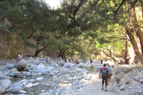 From Rethymno: Samaria Gorge Full-Day Trek with Pickup From Panormo, Lavris, Scaleta, Sfakaki, Stavromenos