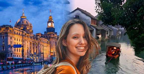 Yu-Garten, Altstadt, Bund & Wasserstadt Zhujiajiao Bustour