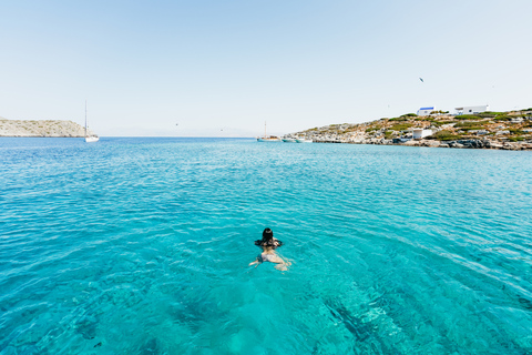 Héraklion : Excursion en voilier l'après-midi vers l'île de Dia avec repasExcursion à la voile d'Agia Pelagia à Hersonissos