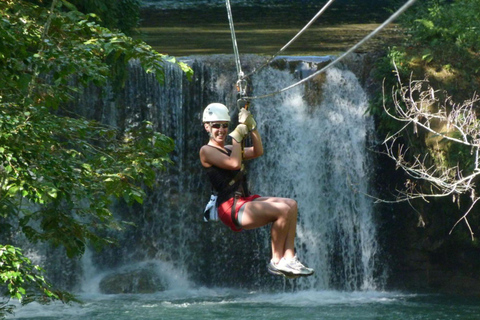 Zuidkust: YS watervallen en Zipline avontuur vanuit Montego Bay