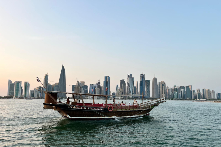 Doha: Sunset Dhow cruise including Pickup and Drop off