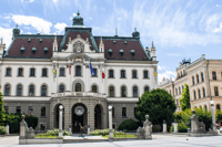 Ljubljana, erste Entdeckungstour und Lesetour - Hizvo