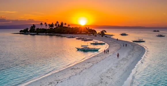 Bohol: Panglao Sunset Tour on Virgin Island