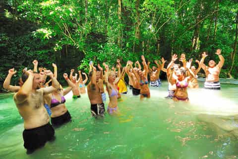 Jamaica: Dunn's River Falls, 9 Mile and Optional Lagoon Tour