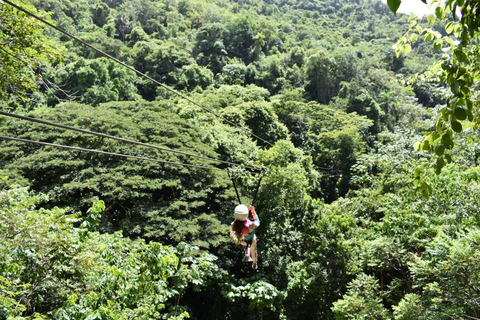 Damajagua: Zip Line i przygoda przy wodospadzie z lunchem