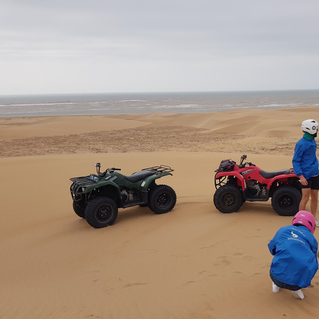 Essaouira P3 : excursion en quad, forêt, plage, dunes (transfert gratuit) - quad