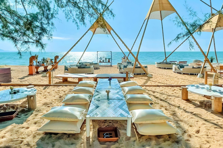 Private Pattaya Day Tour: Sanctuary of Truth & Beach Café Sanctuary of Truth & Cave Beach Club (Beachfront)