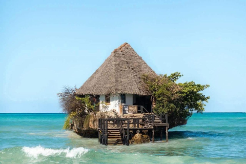 Zanzibar: Salaam Cave Turtle Swim & Dine The rock restaurant Excursions with transfer