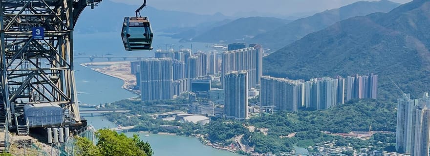 Hong Kong : visite privative de l'île de Lantau avec téléphérique et prise en charge
