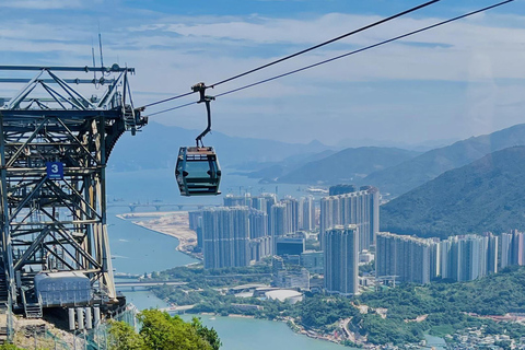Hong Kong:Lantau Island Private Tour with Cable Car & Pickup Group Tour With Standard Cabin Cable Car Ticket
