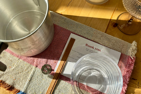 Marseille: Candle Making Workshop, Sip & Connect Create a Marseille Candle, Sip Local Apéritif & Connect